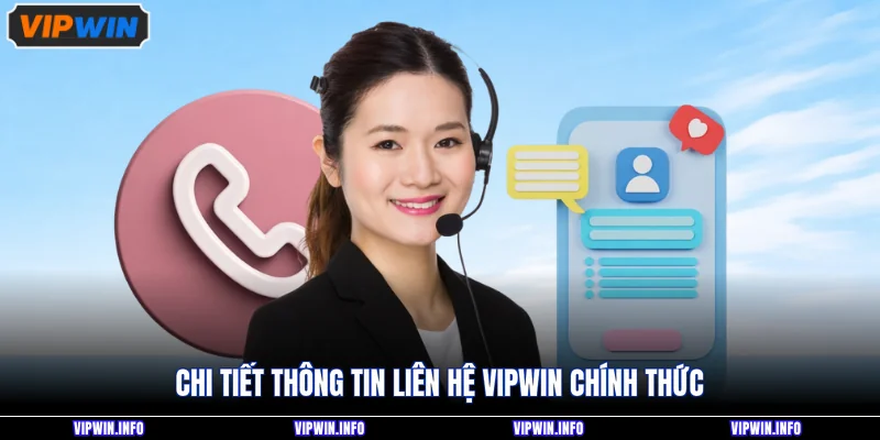 Chi tiết thông tin liên hệ VIPWIN chính thức
